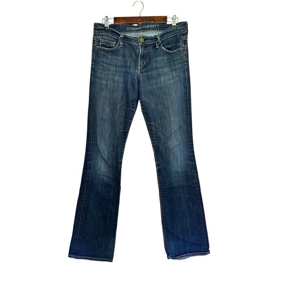 Citizens of Humanity Denim - Citizens of Humanity Womens Jeans 28 Bootcut Low Rise Dark Blue Denim Size 6